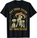 Taco Lover and Dog Retro Tees