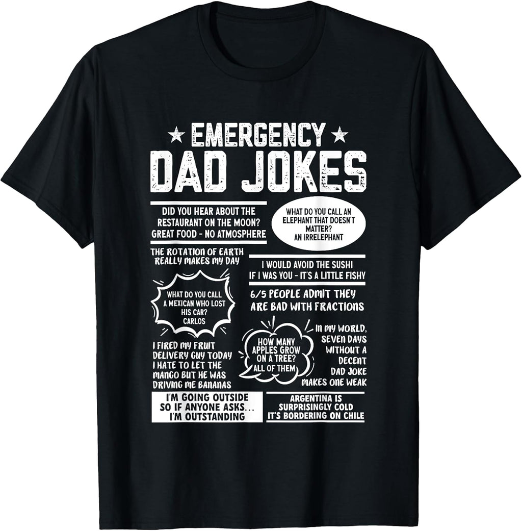 Dad Jokes Shirts For Men & Humorous Dad Joke Gifts