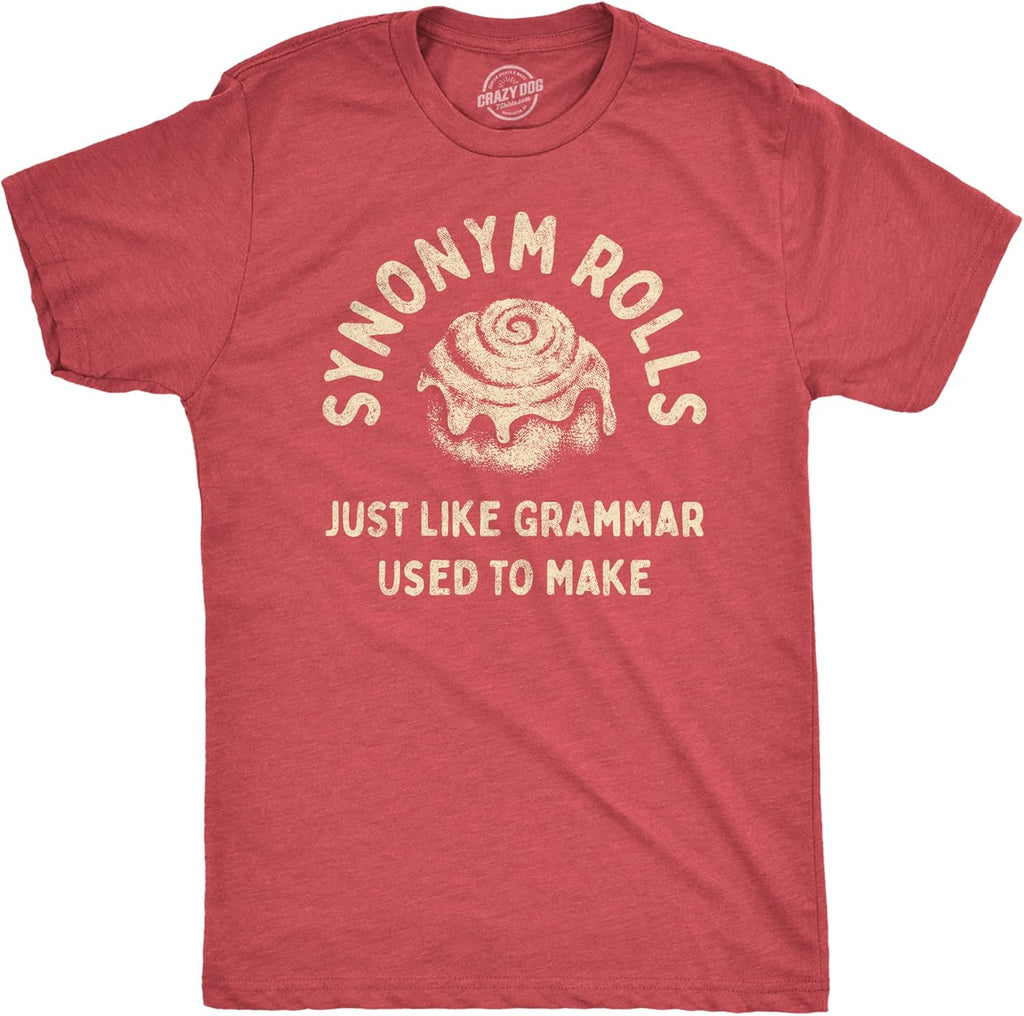 Funny T Shirts for Men Food Joke Tees for Guys with Funny Sayings Sarcastic Graphic T Shirts