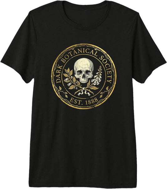 Poison Garden Society Badge, Dark Botanical Club Premium Tri-Blend T-Shirt