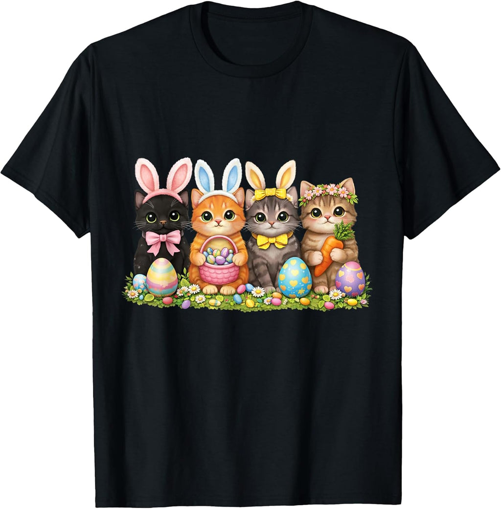 Cute Funny Easter Spring Holiday Cat Mom Dad Lover