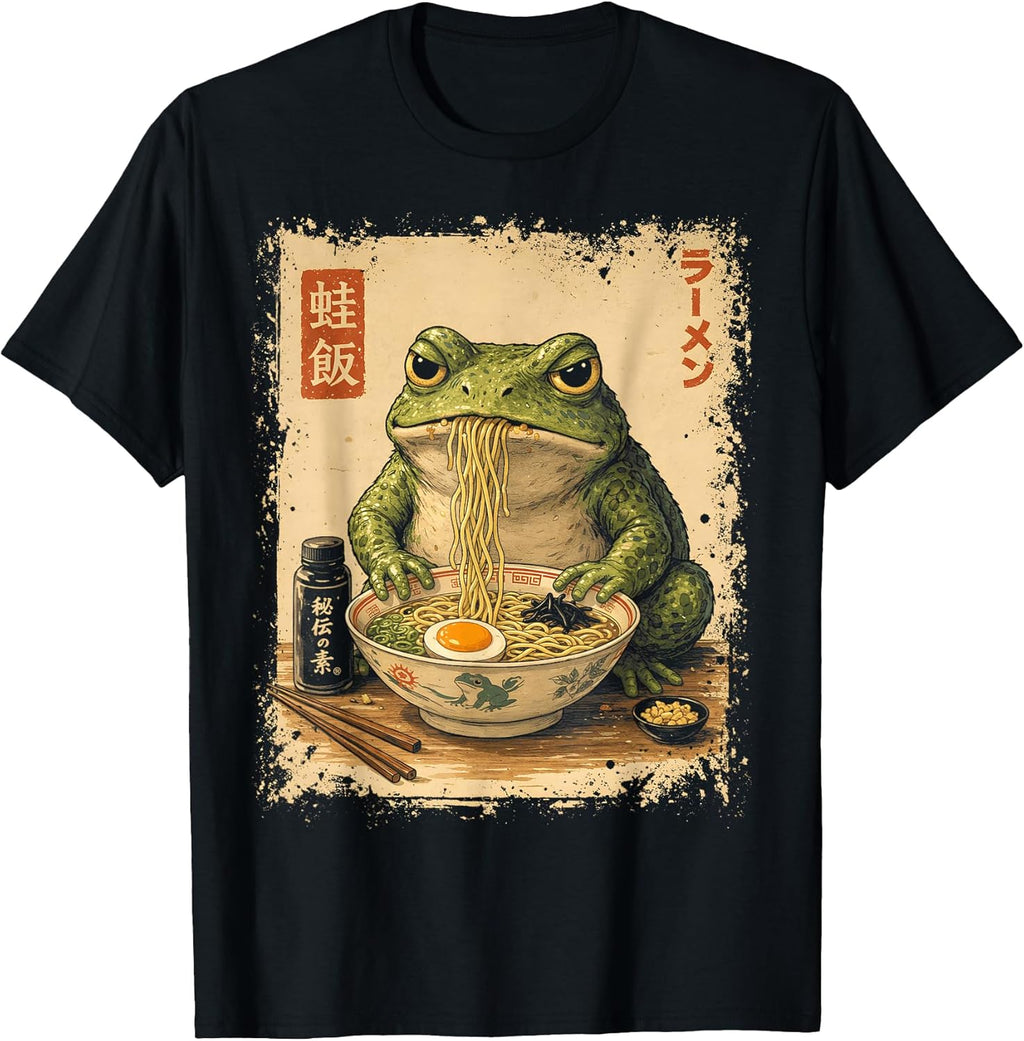 Grumpy Frog Ramen Graphics