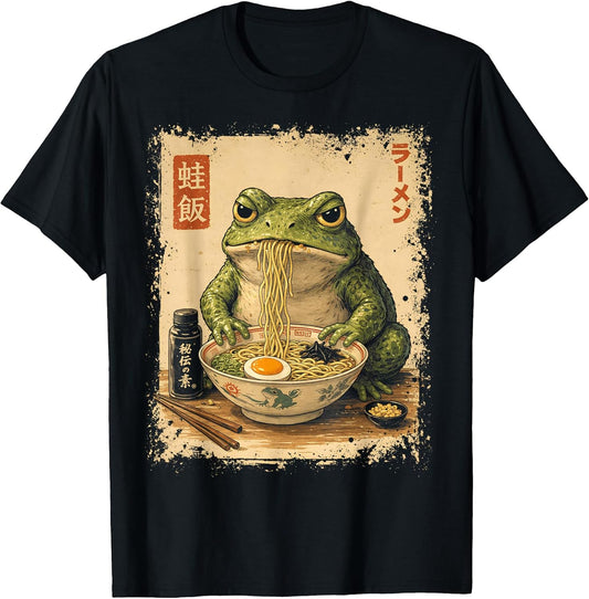 Grumpy Frog Ramen Graphics