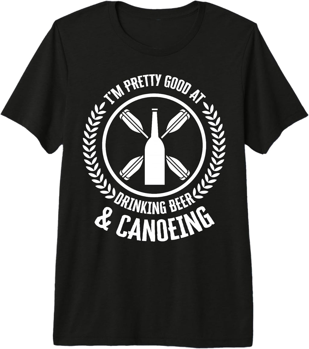 Cool Canoe Beer Humor Quote Merch