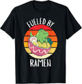 Retro Dinosauer Fueled By Ramen Food Lover