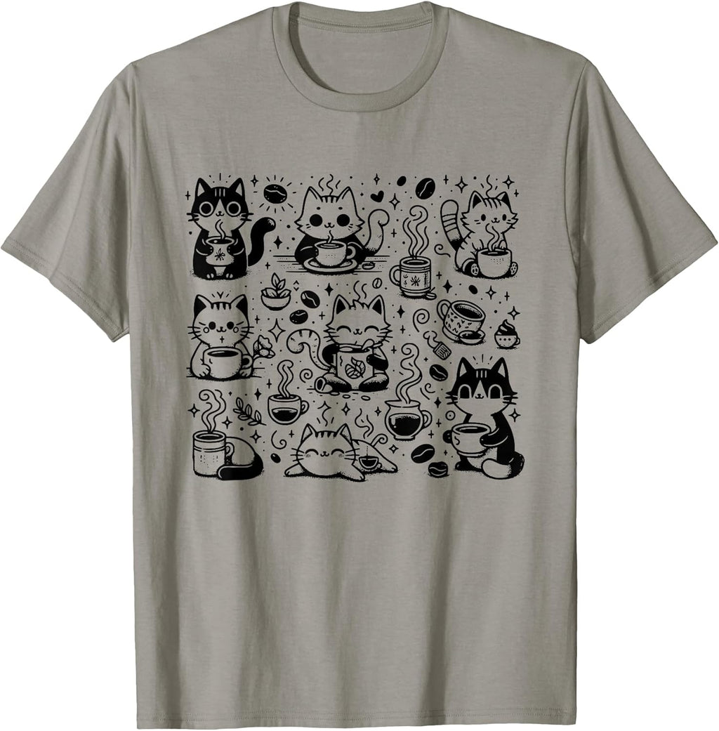 Cat Tees for Humans Graphic Novelty Clothes