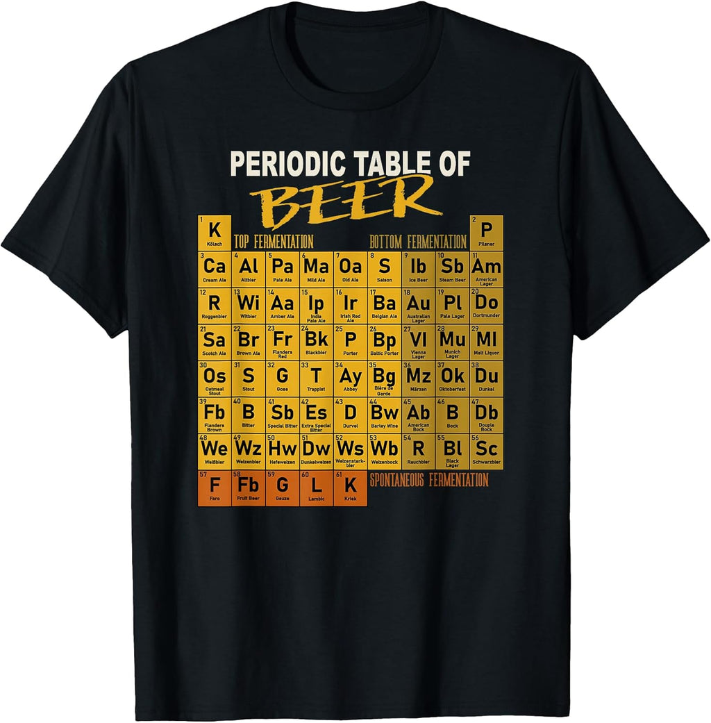 Funny Homebrewing Craft Beer Periodic System Gift