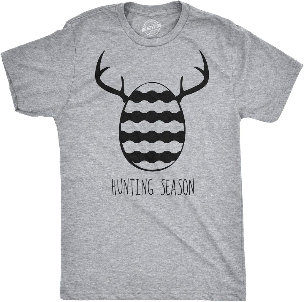 Mens Easter Egg Hunting Season Hunt Funny Deer Bunny Gift for Adult T Shirt