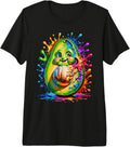 Colorful Avocado Cartoon Rainbow