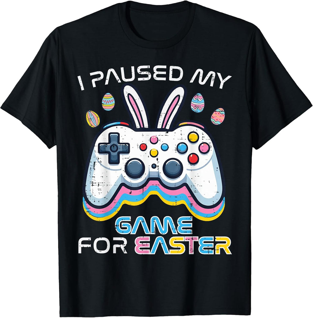 Mens Easter Shirts Boys Kids Video Gamer Gifts