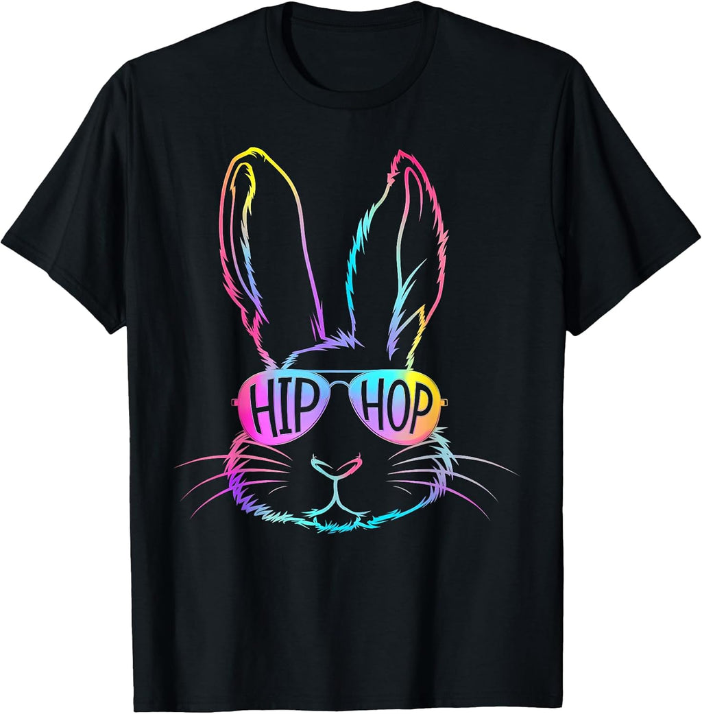 Happy Easter Colorful Bunny Sunglasses Hip Hop
