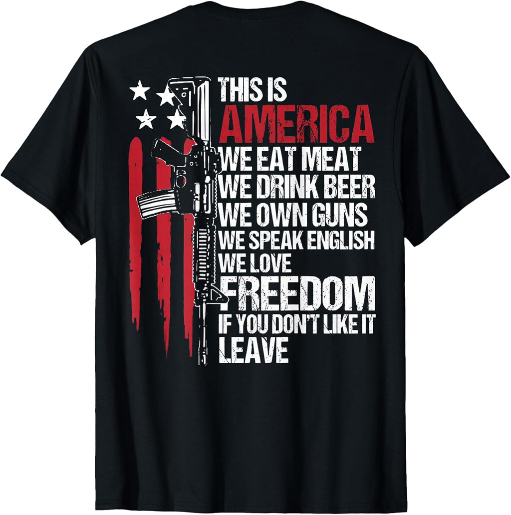 Funny Patriotic American Values Tee Shirt