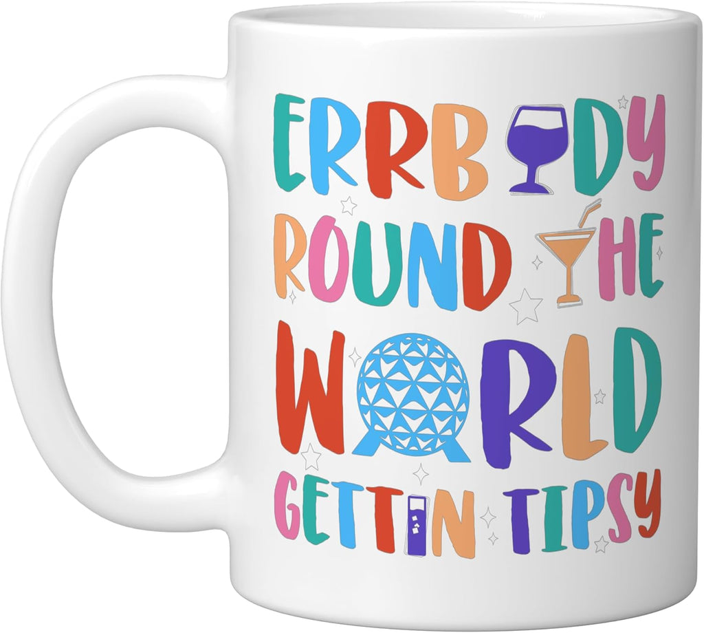 Drinking Around The World Funny Gettin Tipsy Shirt