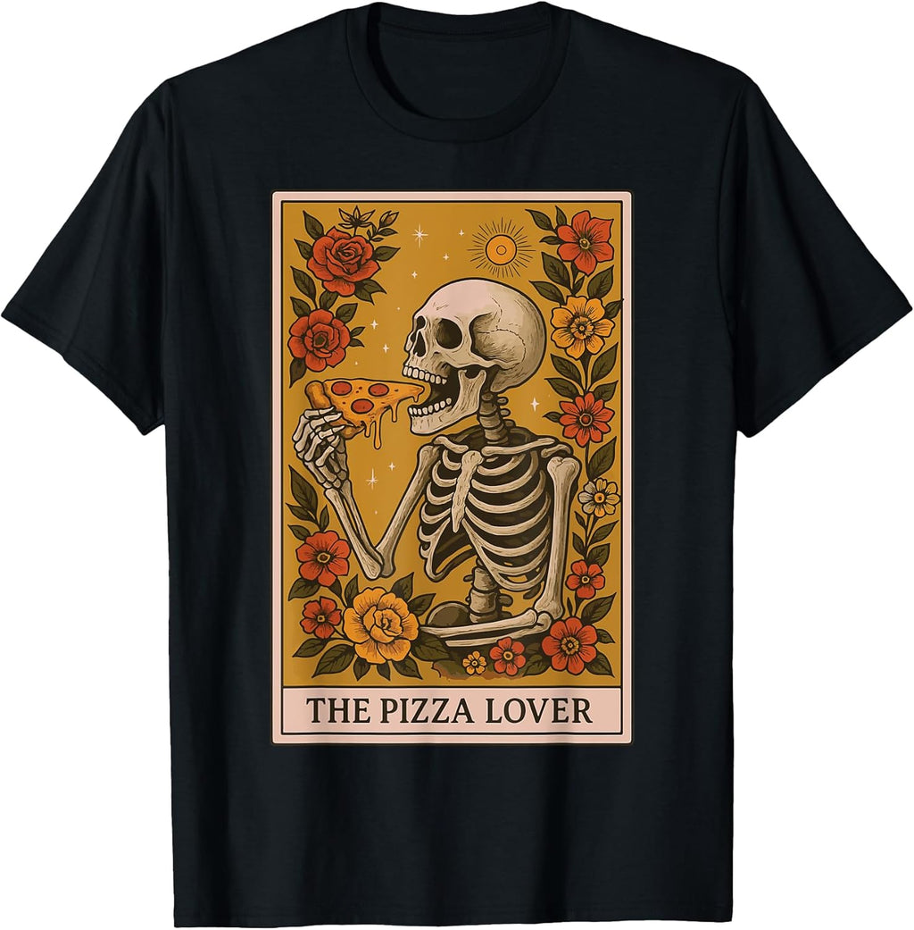 Pizza Lover Foodie Food Skeleton