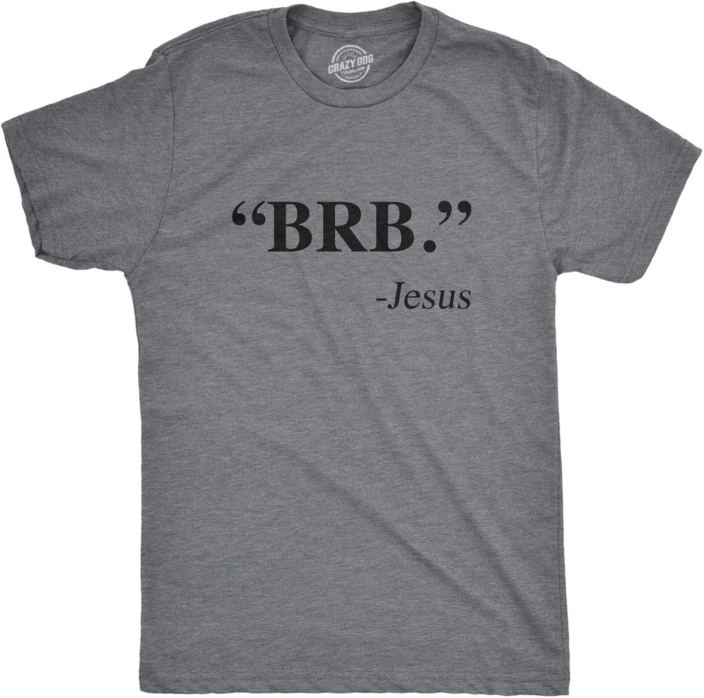 Mens Funny Jesus T Shirts Religious Tees with Funny Sayings Easter Tees for Guys