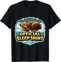 Official Sleep Shirt Cute Bear Sleeping Merch