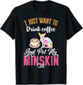 Funny Minskin Cat & Coffee Lovers Merch