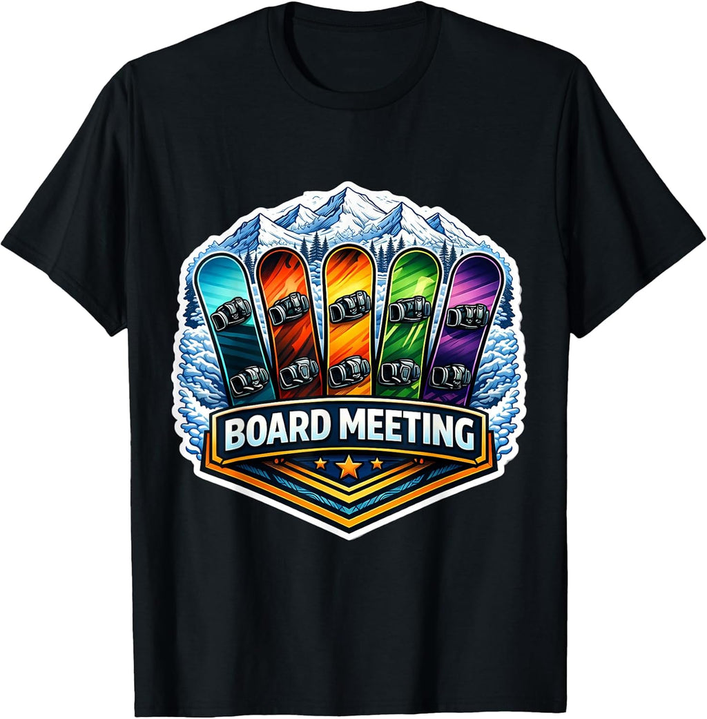 Funny Snow Board Meeting Snowboard Joke Pun Merch
