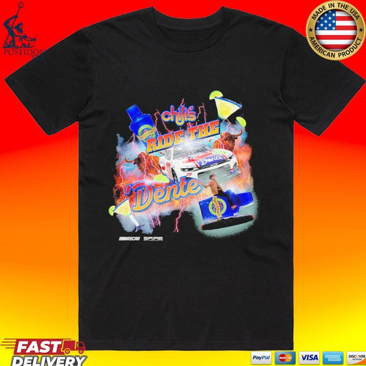 #77 Carson Hocevar Chili’s Ride The Dente Nascar T-shirt
