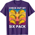 Check Out My Six Pack Funny Taco Shirt