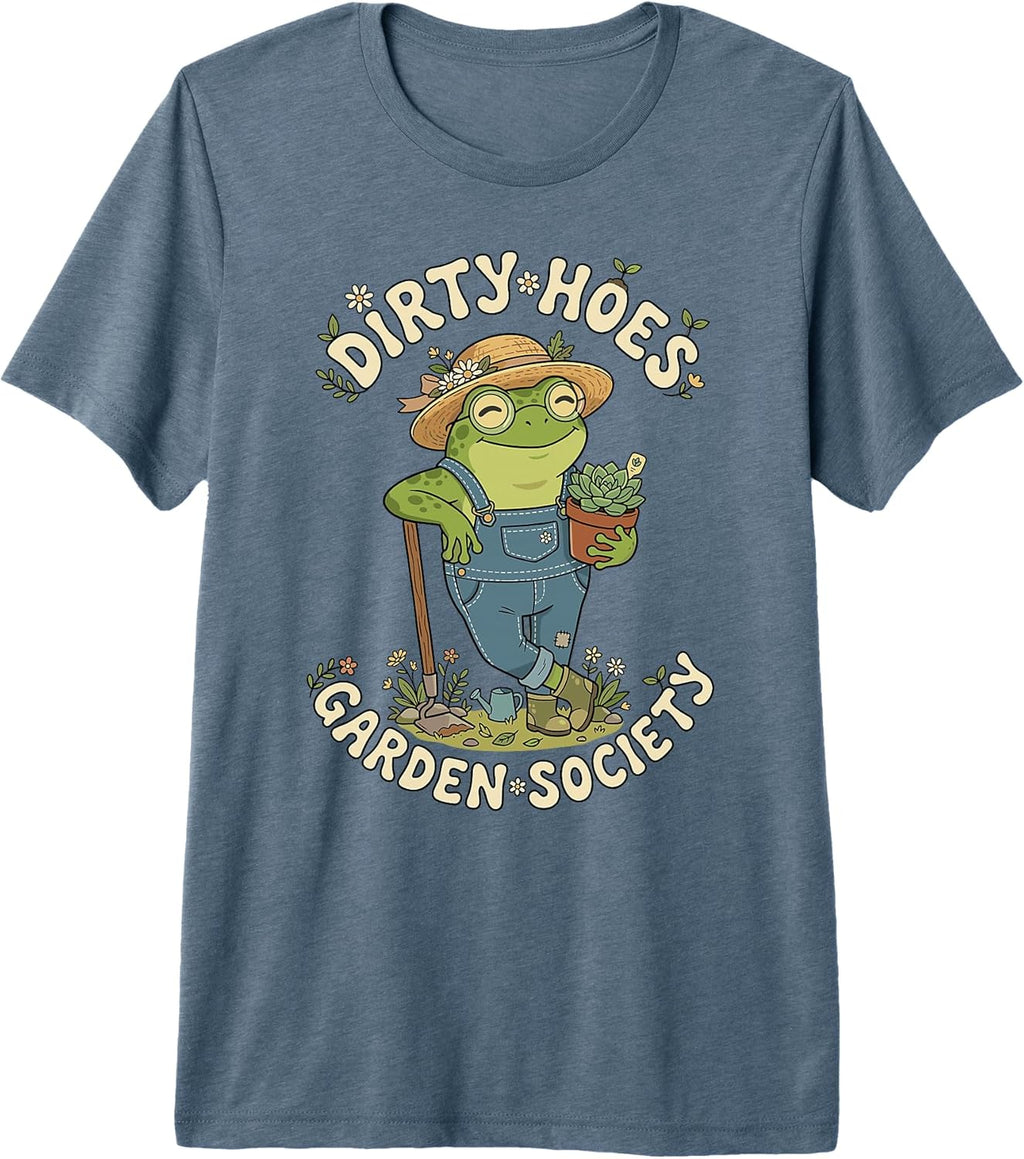 Dirty Hoes Garden Society Funny Gardening Tees