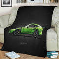 911 GT3 RS Fleece Throw Blanket