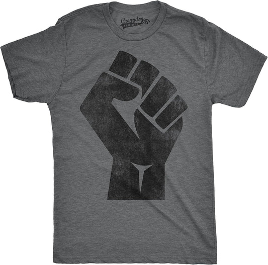 Mens Resist Fist Funny Pride Revolution Cool United Stand Together T Shirt