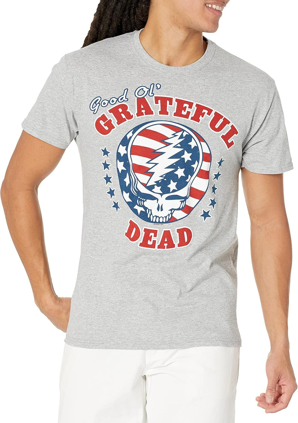 Liquid Blue Men's Grateful Dead Independence T-Shirt