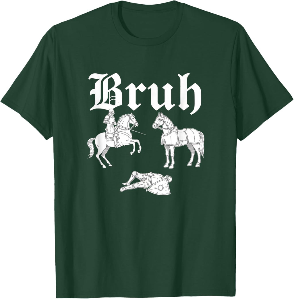Bruh Parody Meme Medieval Knight Gothic Funny Men