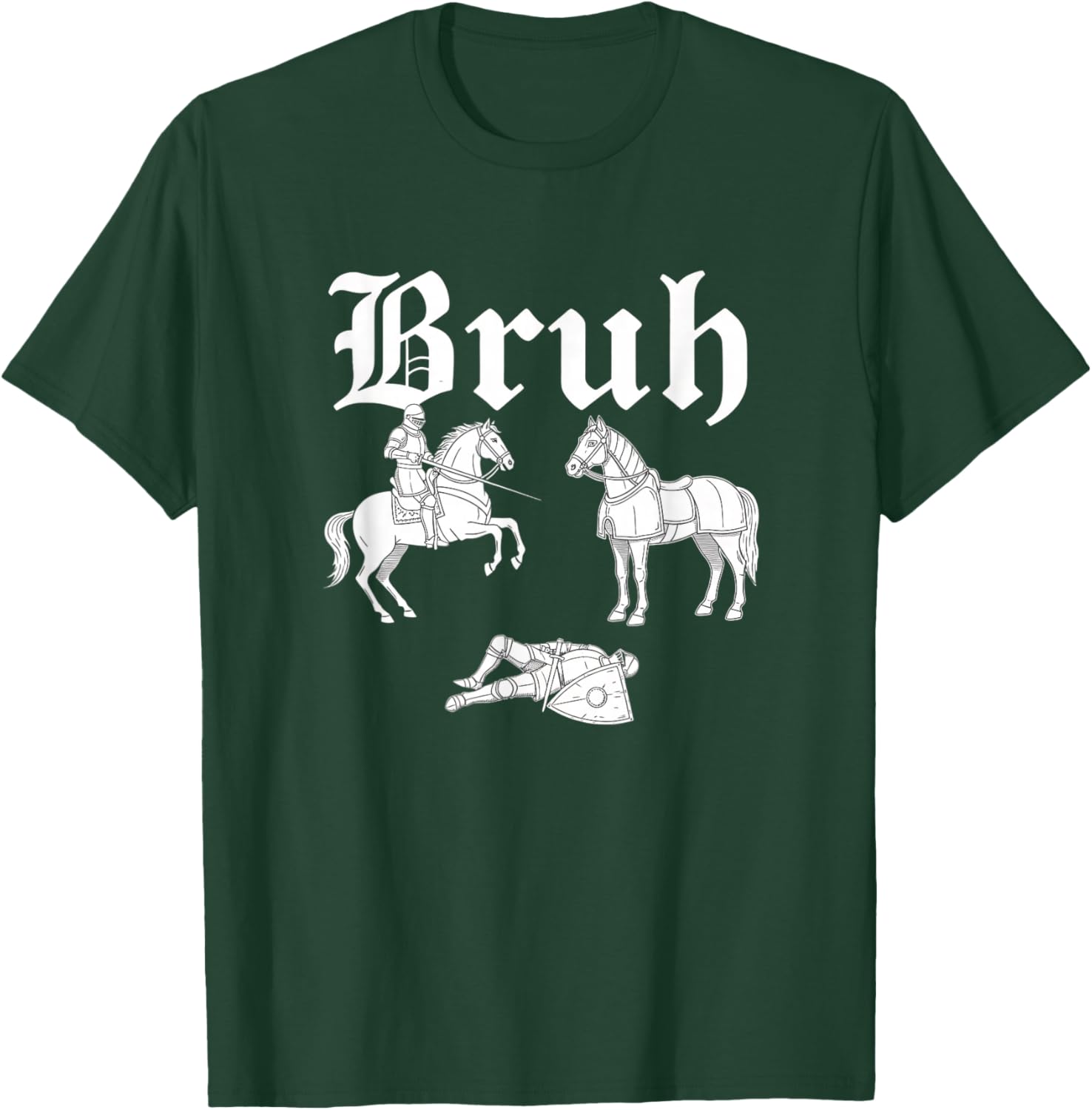 Bruh Parody Meme Medieval Knight Gothic Funny Men