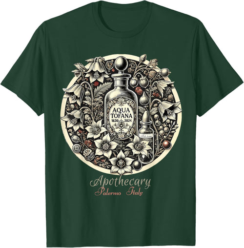 Aqua Tofana Dark Humor Botanic Beauty Costume Tee