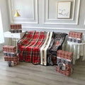 Luxury colorful blanket dupe 923
