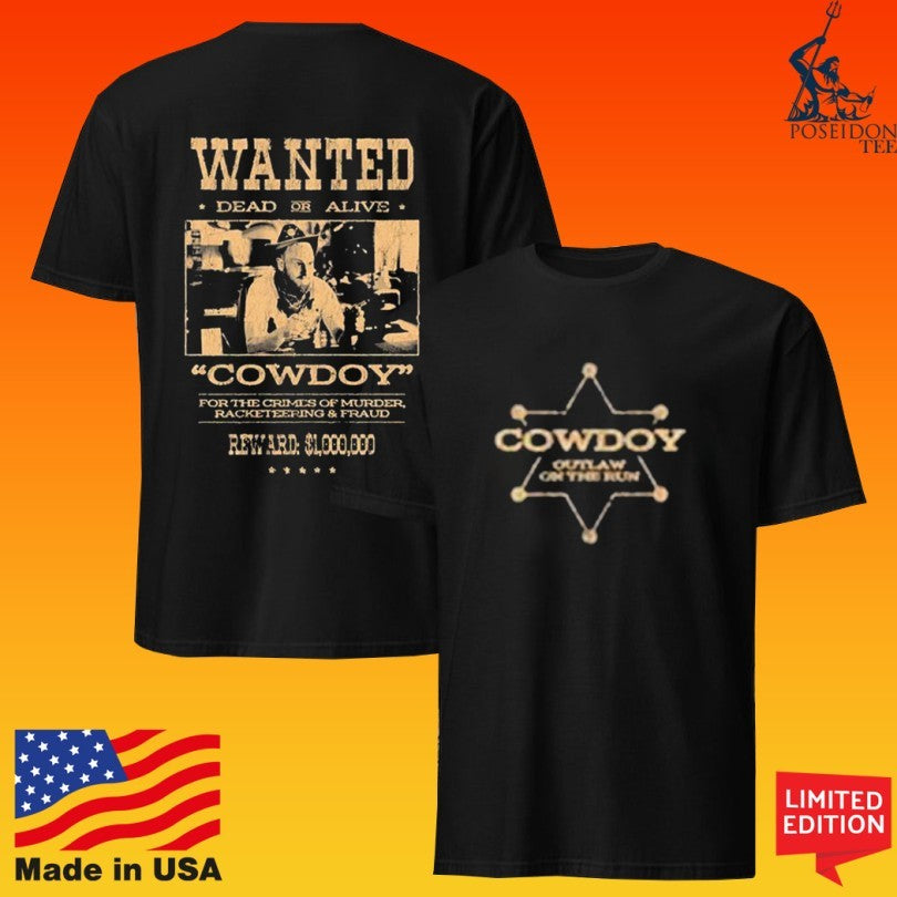 Jungle Aunty Donna Cowdoy Wanted Dead Or Alive T-shirt