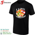 I Love Lesbian Food Lebanon map vintage shirt