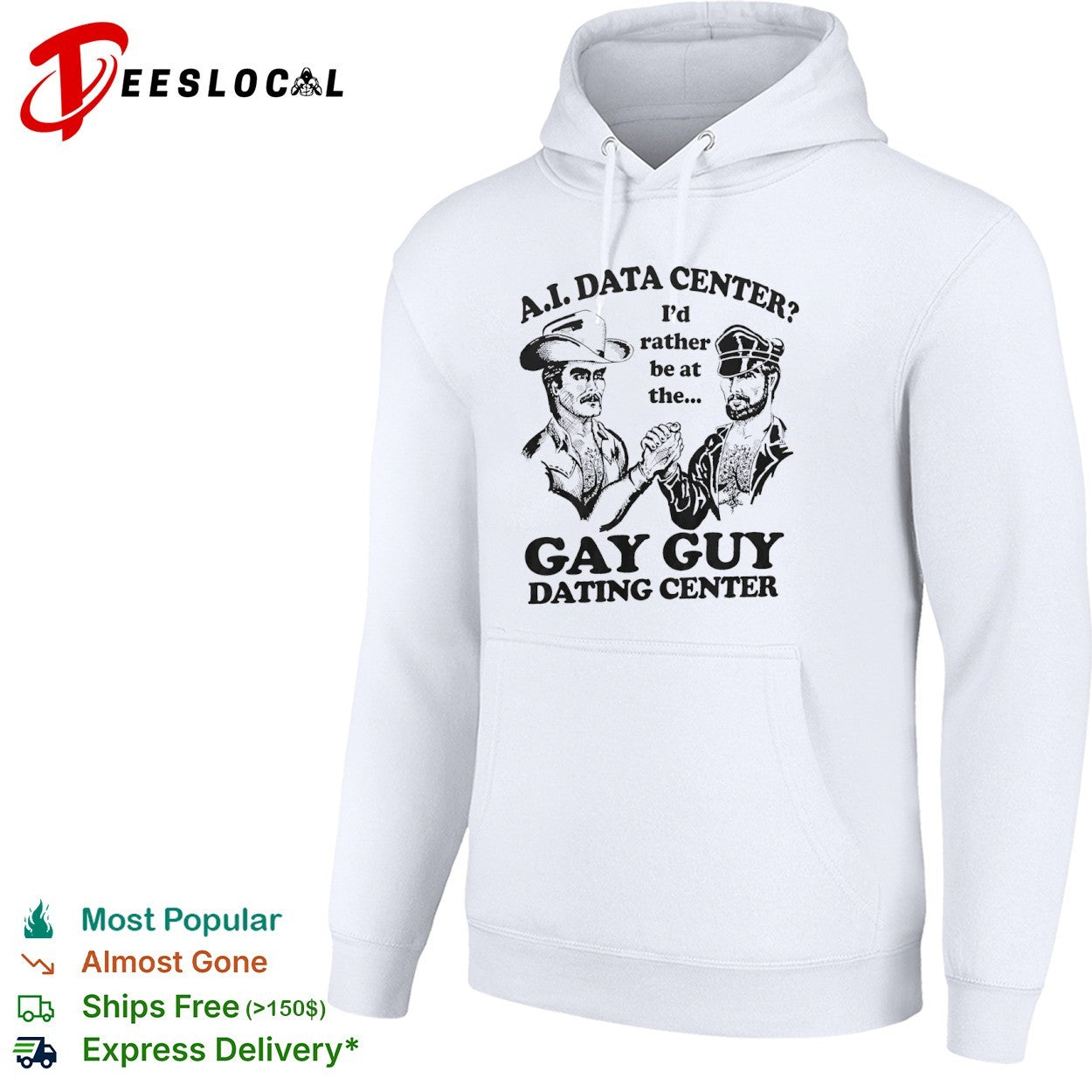 A I Data Center I’d rather be at the Gay Guy Dating Center shirt