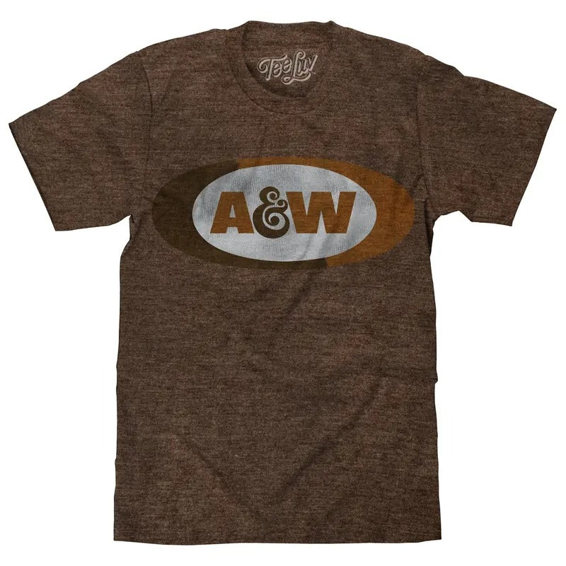 &W Faded Logo Brown T-Shirts
