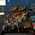 A Curious Amur Leopard Bedding Set (Duvet Cover & Pillow Shams)