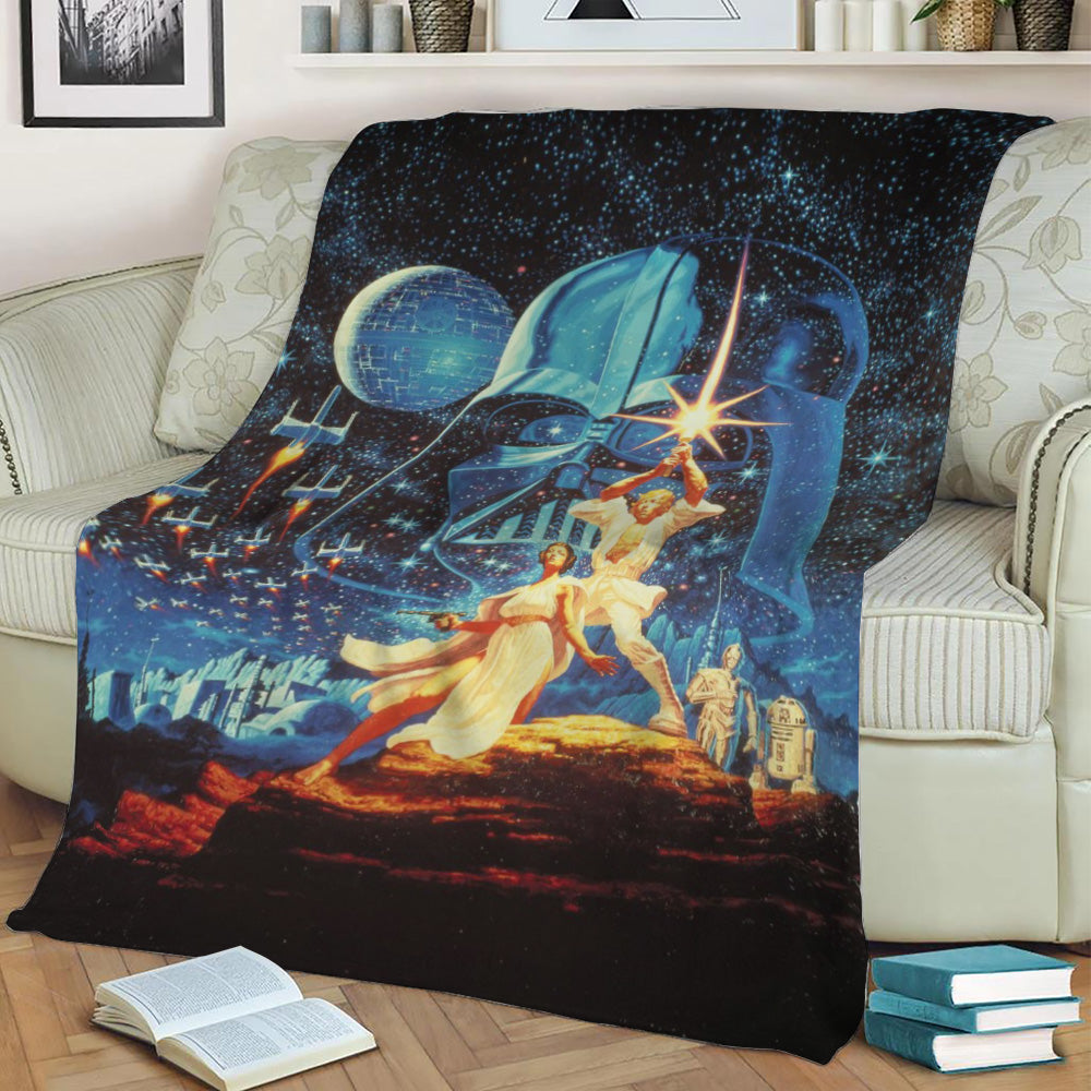 A New Hope Light Fleece Throw Blanket