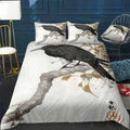 A crow and the full moon Bedding Set (Duvet Cover & Pillow Shams)
