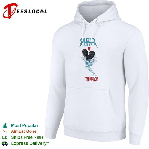 AAR Tournado Heart Lightning Bolt Logo Music Band shirt