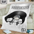AJR Neotheater Poster Fleece Throw Blanket