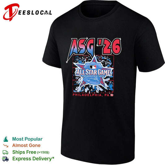 ASG 26 All Star Game Philadelphia 2026 Liberty Bell Baseball shirt