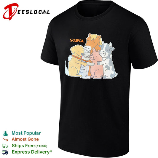 ASPCA Animal Friends Horse Dog Cat Pig Cow shirt