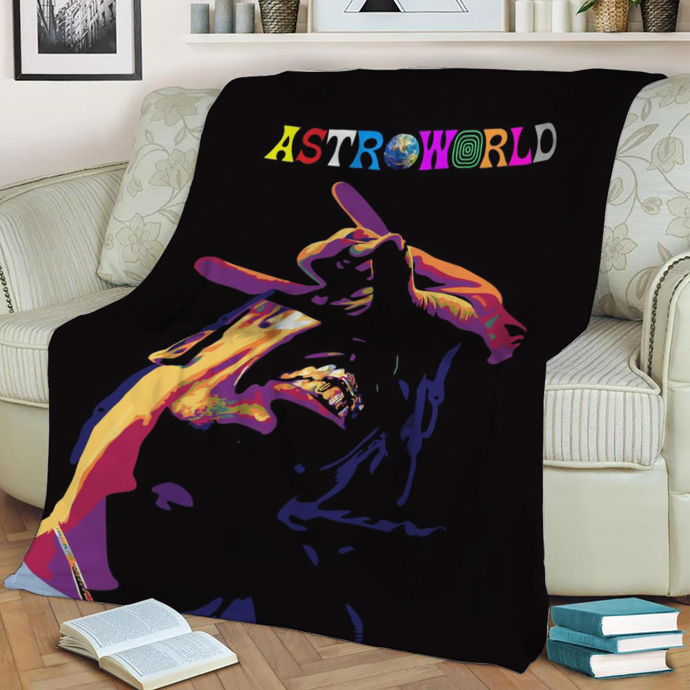 ASTROWORLD Fleece Throw Blanket