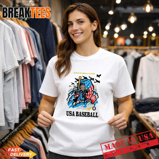 Ultimate Aaron Judge Team USA Baseball World Classic Fan Graphic T-Shirt