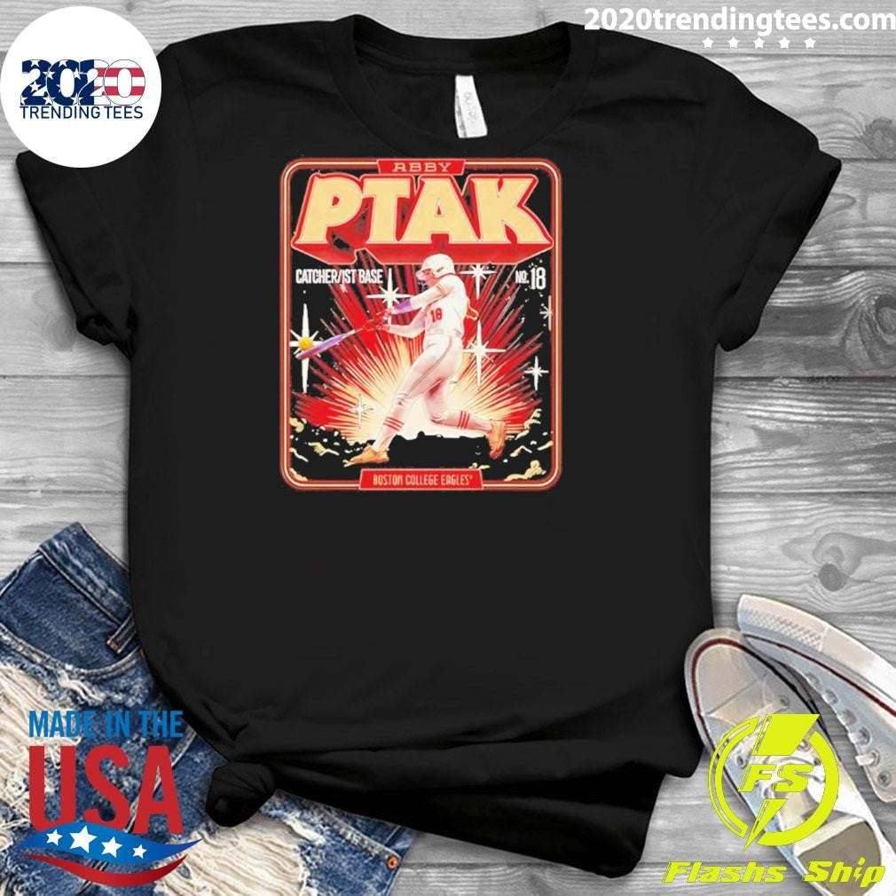 Abby Ptak 18 Boston College Eagles Softball Vintage Shirt