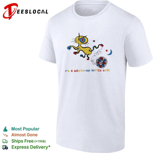 Abstract Cat Art I am a grown up kitten now shirt