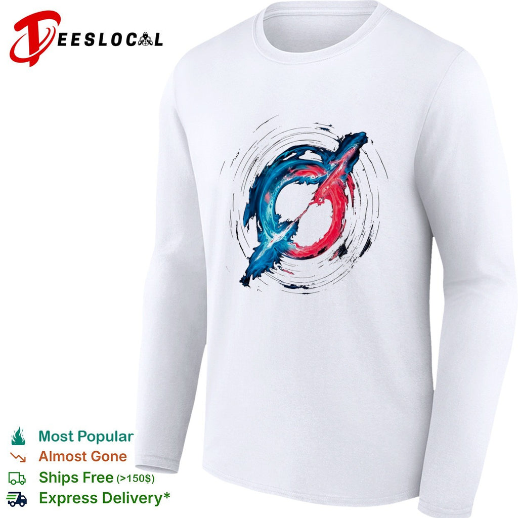 Abstract Plasma Ring Nebula Fusion Shirt