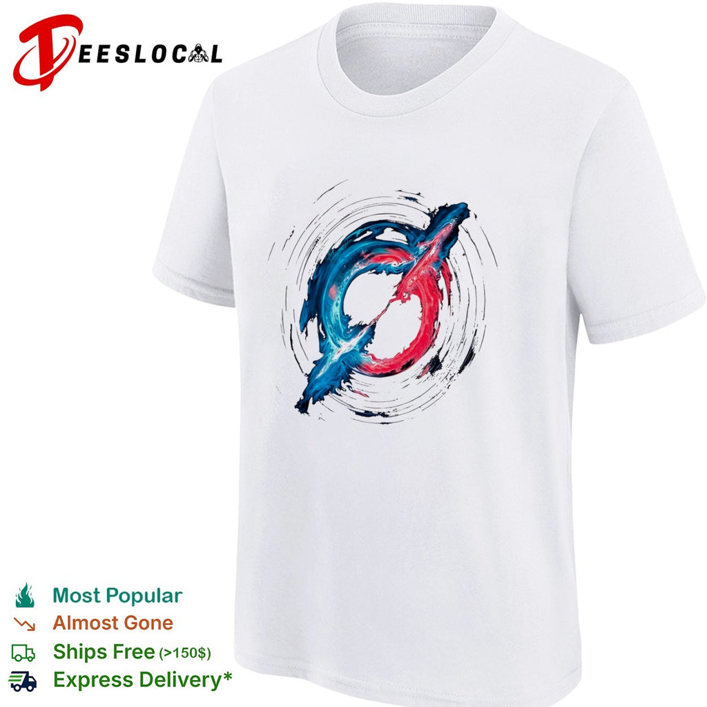 Abstract Plasma Ring Nebula Fusion Shirt