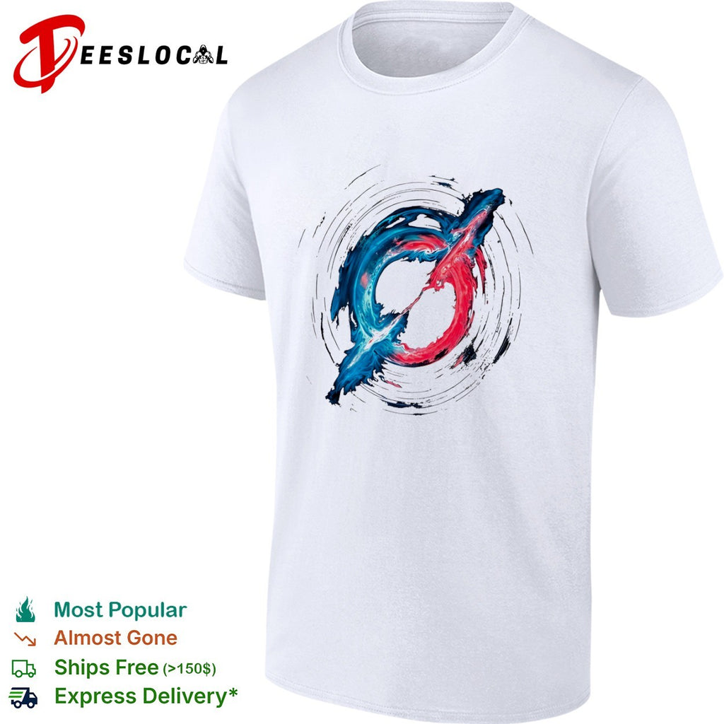 Abstract Plasma Ring Nebula Fusion Shirt